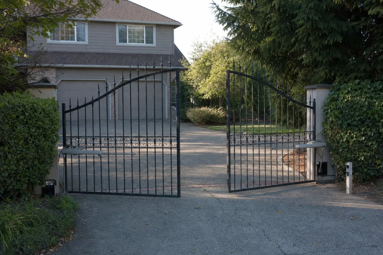 Driveway gate and operator in Topeka, KS